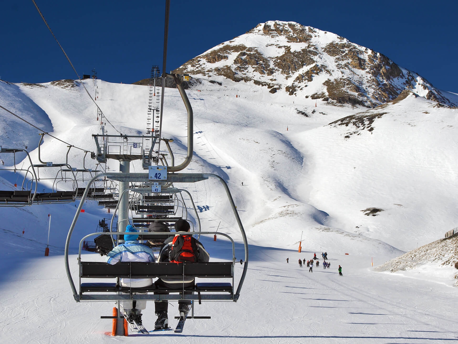 Destination Ski - Scenic Artwork Destination Ski Scenic Chairlifts